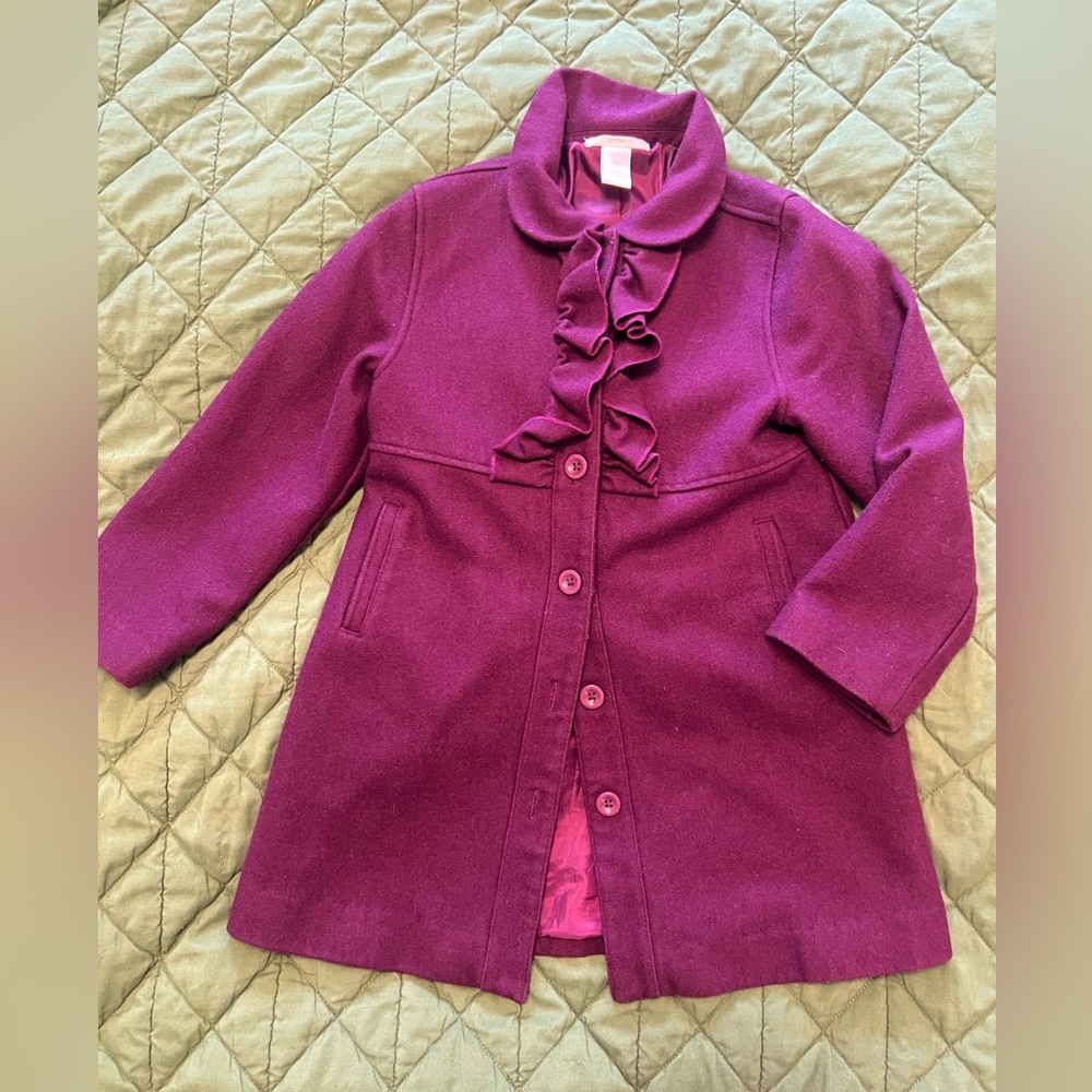 Janie and jack purple coat